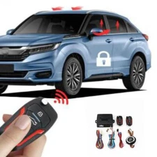 Car Keyless Entry Engine Start Alarm System Push Button Remote Starter Stop Kits