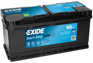 Аккумулятор exide 105ah agm