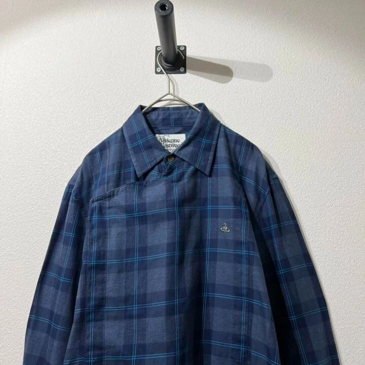 Vivienne Westwood Asymmetry Check Shirt