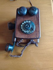 Telefono antico analogico legno