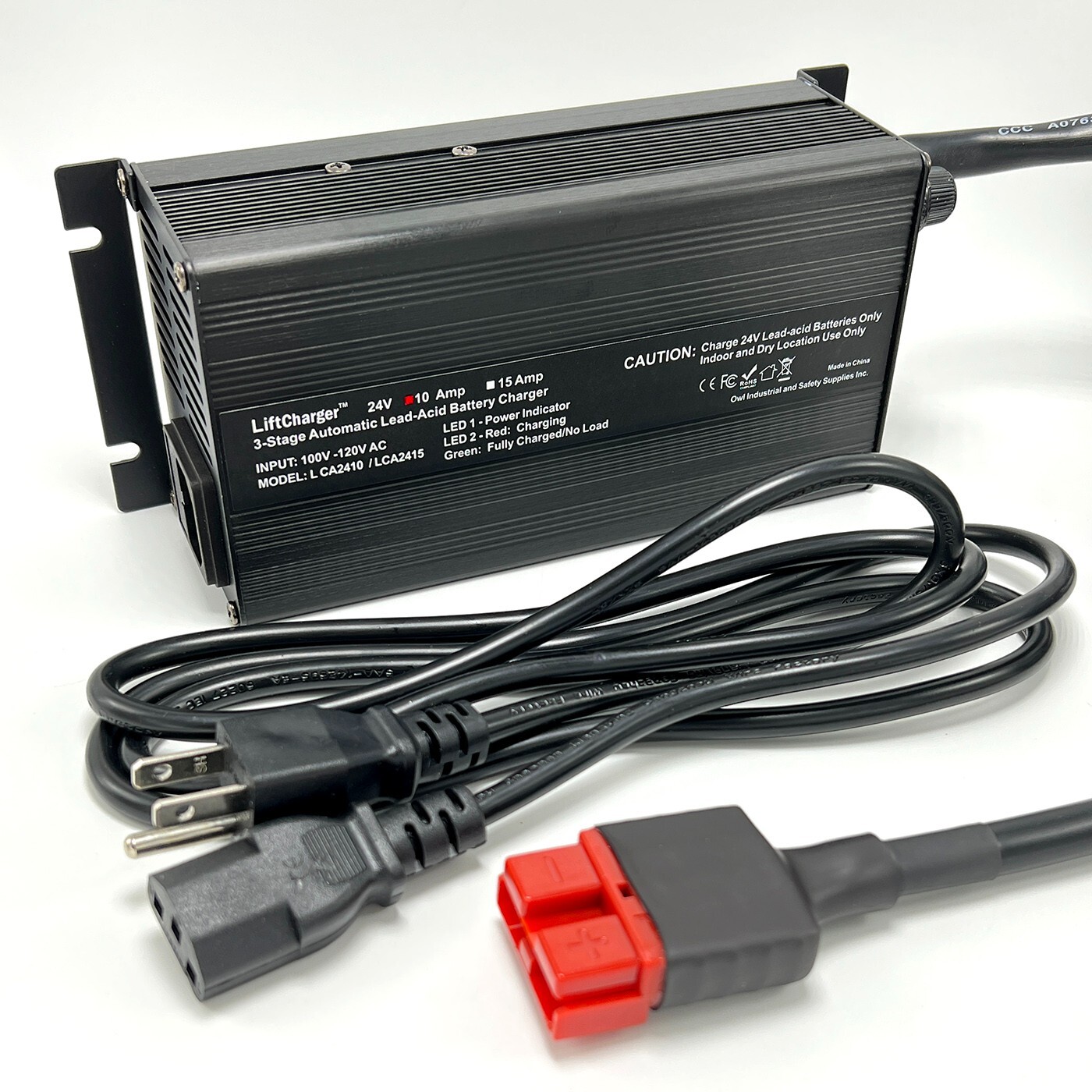 BETCO Watchman WS20 Floor Scrubber Battery Charger with RED Connector, 24V 10Amp
