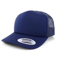 XXL Oversize Curved Visor Foam Trucker Mesh Snapback Cap - FREE SHIPPING