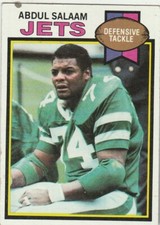FREE SHIPPING-MINT-1979 Topps #462 Abdul Salaam Jets PLUS BONUS CARDS