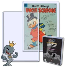 BCW Golden Comic Book Topload Holder 10ct Pack FREE SHIP