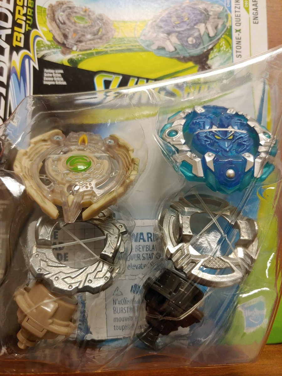Pack 2 Toupies Salvage Valtryek Rashad V7 Et Gilded Nemesis N7 Beyblade Burst Quaddrive
