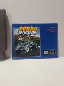 Al Unser Jr.'s Turbo Racing (Nintendo NES, 1990), Authentic Cartridge & Manual