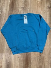 Vintage Lee Sturdy Sweats Womens Size L Heavyweight Crewneck Sweatshirt Teal