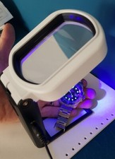 Uhren Lupe Uhrmacherlupe 2fach / 9fach LED UV Licht L1 Watch loupe Observer USB