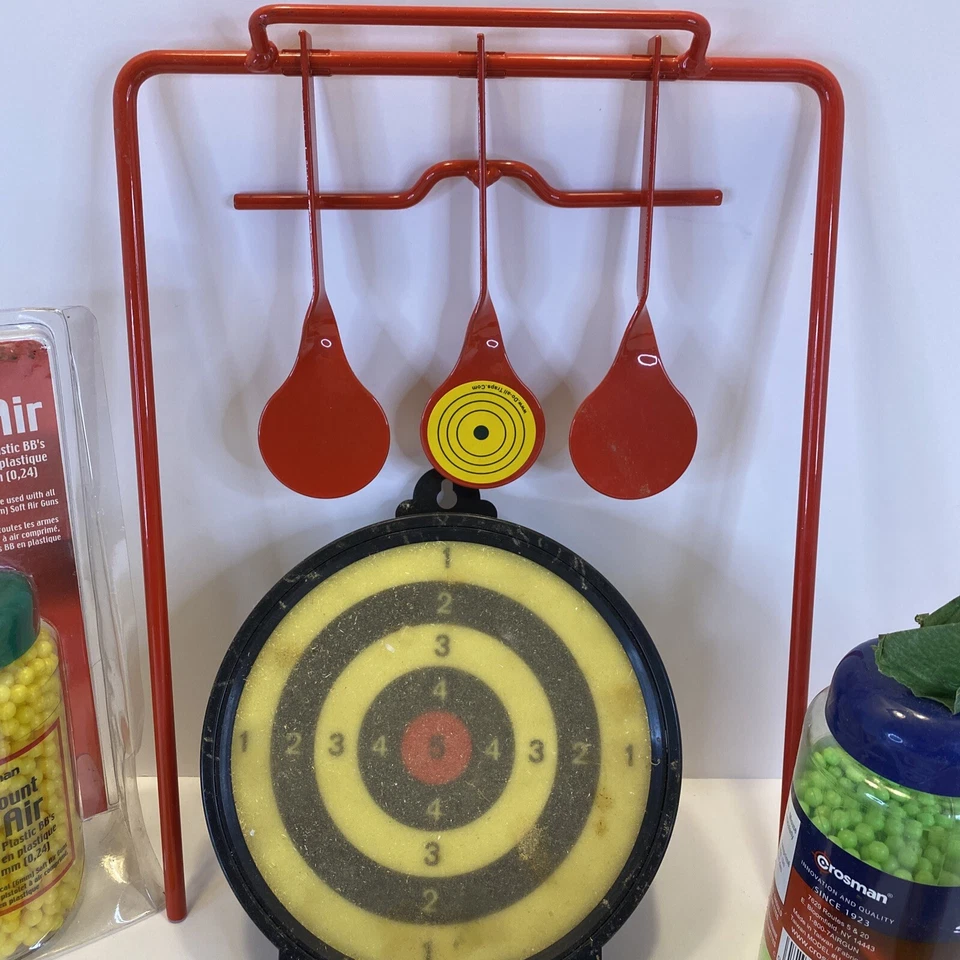 CROSMAN SOFT AIR SOF PLÁSTICO BB’S PLUS OBJETIVOS TIRADOR ¡DISPARO Y MÁS! Foto 4 de 4