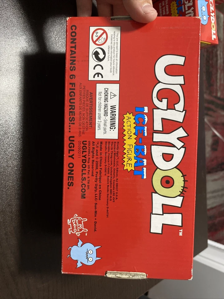 UGLYDOLL Ice Bat Special Glow Figura de Acción Muñeca Fea Horvath Juego de 4 + Cajas Foto 3 de 4