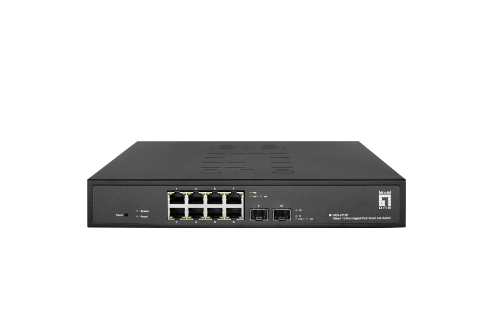 Switch GES-2110P Hilbert 10-Port Gigabit Level One - Bild 3 von 4