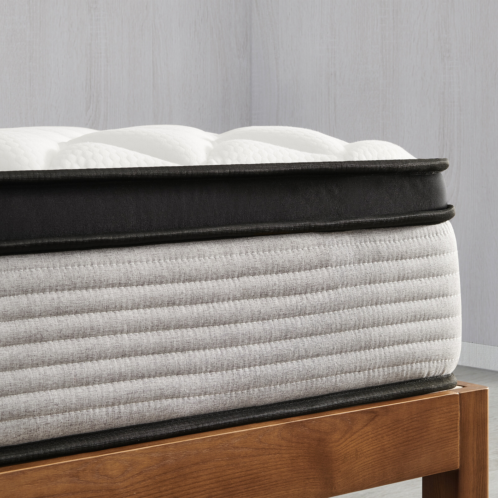 12 Inch King Size Hybrid Mattress Innerspring Gel Memory Foam Mattress