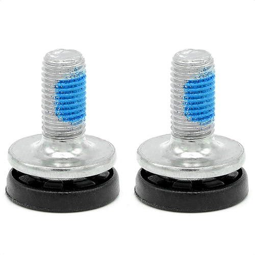 2 PCS 8Mm Hex Crank Arm Fixing Bolts with Caps for Bicycle Axle