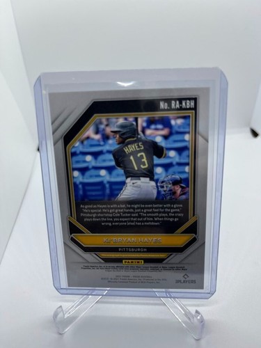 2021 Prizm Ke'Bryan KeBryan Hayes autógrafos novato radiocontrol autopiratas RA-KBH - Imagen 2 de 2