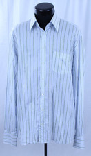 Dolce & Gabbana Men Button Down Dress Shirt 17/43 Made Italy Striped Business