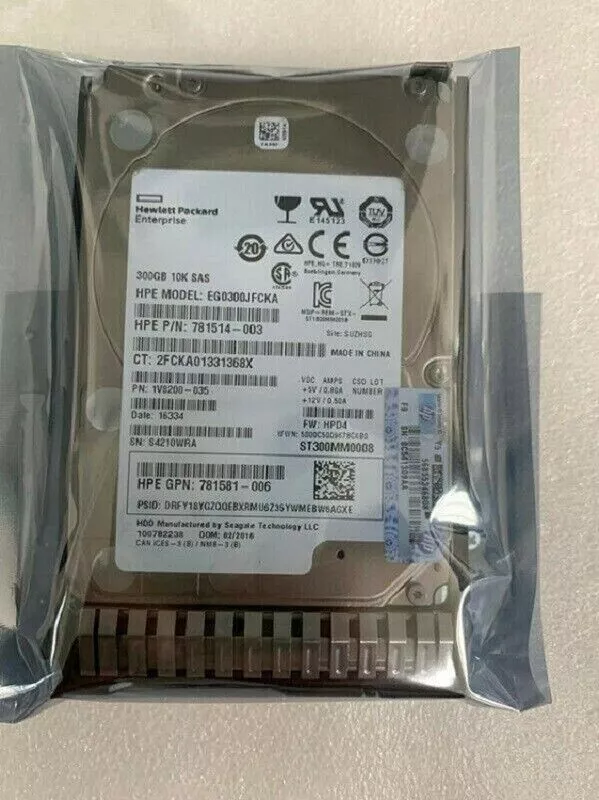 785067-B21 785410-001 compatible HP 300GB 10K SAS 12Gb/s 2.5 785067-B21 785410-001 compatible HP 300GB 10K SAS 12Gb/s 2.5