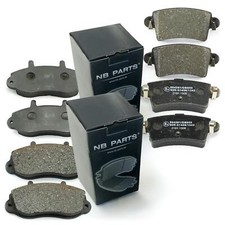 Bremsbeläge Bremsklötze vorne hinten für Opel Movano J9 F9 H9 U9 E9 15 Zoll