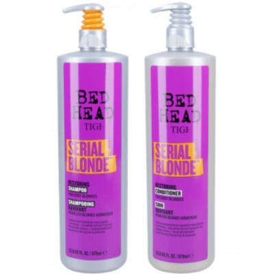 Tigi Bed Head Serial Blonde Duo - Shampoo 970 ml + Conditioner 970 ml (23,97 /1l