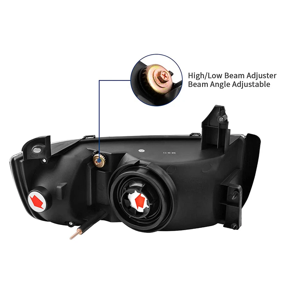 Conjunto de repuesto faros delanteros para 94-02 Dodge Ram 1500 2500 3500 Foto 3 de 4