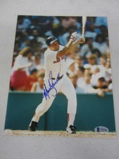 Marty Barrett Boston Red Sox Signed Autographed 8x10 Photo Beckett COA 