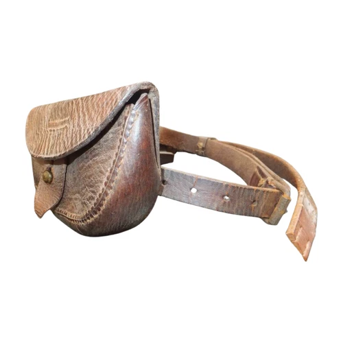 Former Japanese Army Original Officer Ammo Pouch Pistol Band Military Vintage  - Picture 1 of 8