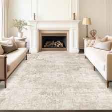 5'x7' Washable Rugs, Soft Rug for Living Room Bedroom, Non-Slip, Stain Resistant