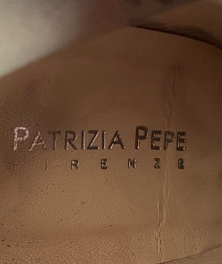 Patrizia Pepe Firenze Taupe Suede Boots Size 38