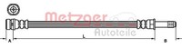 Metzger Autoteile Bremsschlauch 4111218 FüR Ford Kuga 1 Tdci 4X4