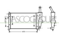Prasco KüHler WasserküHler MotorküHler FüR Fiat Punto Van 1.2 60