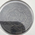 1837 1C Head of 1838 N-11 Coronet or Matron Head Large Cent Beaded Cords Details — photo 5