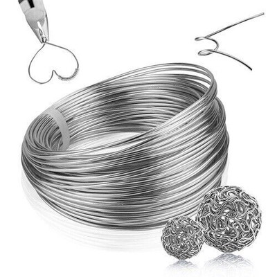 Blanker Aluminium Modellbau Basteln Schmuck Florist Draht Temperguss Knete Modelle biegen