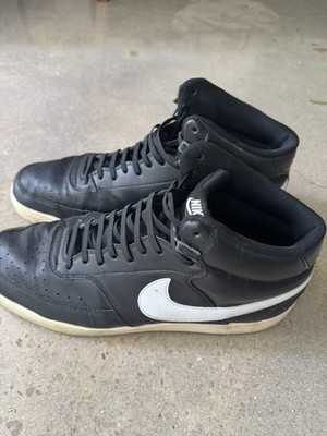 Nike Mid Men's Sneakers Black/White Shoes Size 13