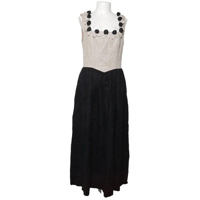 Linzy, Kleid, Größe: L, Schwarz/Beige, Blumen, Damen #xEd