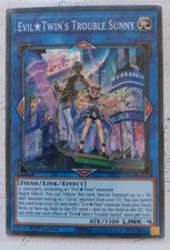 Yu-Gi-Oh Evil Twin's Trouble Sunny Prismatic Secret Rare Card MP22-EN216
