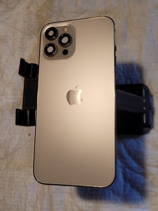 100% Original RAHMEN Für IPHONE  12 Pro  Max Gold Gehäuse Backcover Pulled
