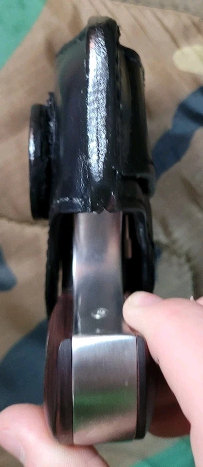 Funda de conducción con dibujo cruzado Desantis Bond Arms cuero negro búho mano derecha Foto 4 de 4