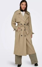 ONLY Chloe Trench Coat in Tannin Small (ccc705)