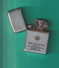 ZIPPO CIGARETTE LIGHTER MARINE EXPLORATION CO.INC.MIAMI FL.