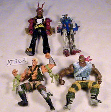 Konvolut 4 gemischte Actionfiguren, Cartoon TV Thema, Gundam, Artikel #AT262