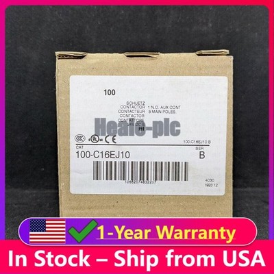 New 16A IEC 24V 50/60Hz 24VDC Contactor For 100-C16EJ10 100C16EJ10 US Free Tax