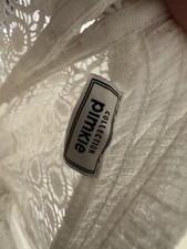 Pimkie Oberteil weiß transparent Spitze Größe XL