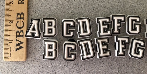 Crocs Jibbitz Charms Numbers Letters Hashtags