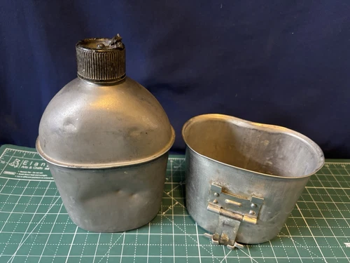 WW2 US Military Canteen 1943 & 1944 Cup