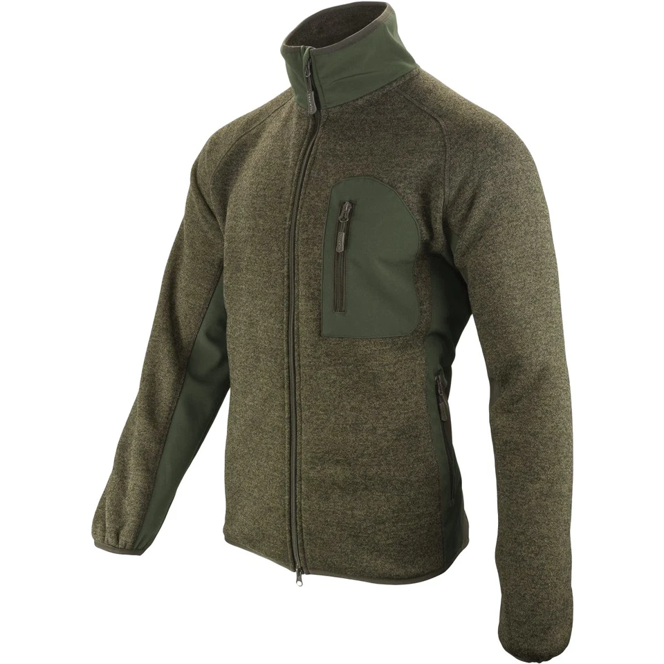 Jack Pyke Chaqueta Tejida Usable Hombre Excursionismo Caza Aire Libre Verde - Imagen 1 de 1