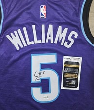 Cody Williams Signed Autographed Utah Jazz Jersey Jsa COA 
