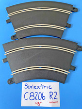 Scalextric C8206P Radius 2 Curve Sport Track 45 Degree 1/32 Scale Used 2 
