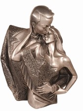 Austin Prod Sculpture Art Deco Love Couple Dance A. Danel Petit Ce Soir 1990 13