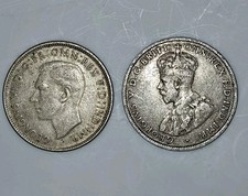 Australia 2 shillings florin Set 1931 And 1942 (Two Coins Included)