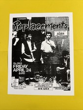 THE REPLACEMENTS W/ALEX CHILTON CAMEO THEATER MIAMI SHOW 4/24/87 POSTER 11 X 14