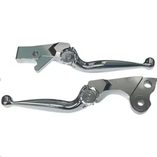 PSR Journey Adjustable Lever Set - Chrome Motorcycle Street Bike 17-00601-20